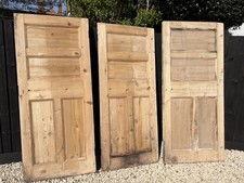 1930s 4 Panel Internal Oak Doors Good Condition 2020X790X50MM