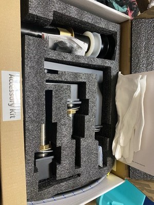KES L4350LF-BK-C1 Bathroom Sink Faucet Matte Black Two Handles 3 Hole Vanity