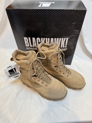 Blackhawk Desert Ops Boots Desert Tan Mens 7.5W Womens 9-9.5 Vibram Cordura NEW