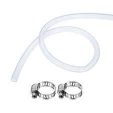 Silicone Tubing Tube with Clamps for Pump Water Transfer Fish Tank 3/4"x1"/5ft