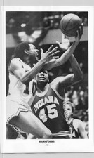 1981 Philadelphia 76ers Pacers NBA Action Photo - Maurice Cheeks - Vintage Page