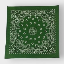 Vtg Hav a Hank Bandana 15187  Cotton Green  USA  RHB54  Rancher Rodeo Biker