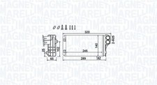 MAGNETI MARELLI Wärmetauscher Innenraumheizung 350218416000 für PEUGEOT 206 2A