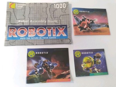  ROBOTIX Lot of Instruction Manuals, Project Guide, R1000 Series +