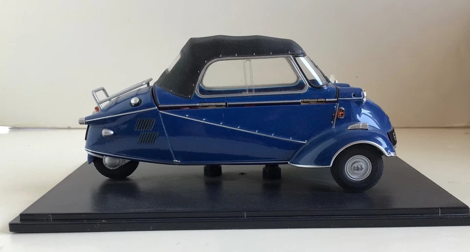 1/18 Messerschmitt KR200 Convertible (Royal Blue). by Oxford neuf dans boîte - Photo 3/4