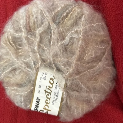 Bernat Spectra Yarn Skeis Acrylic Nylon Mohair Wool Aran MINK Vintage