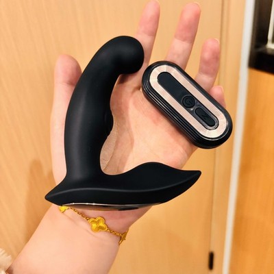man with anal plug Prostate Massager Anal Butt Plug Vibrator Dildo Sex Toys For Man Remote  Control