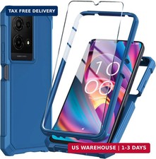 for TCL K32/K33 5G 2025 Phone Case with Tempered Glass Screen Protector,Slim Sof