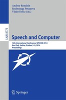 Andrey Ronzhin (U. A.) | Speech And Computer | Taschenbuch | Englisch (2014)