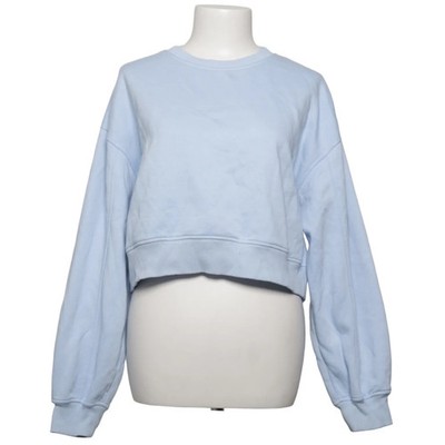 Pull & Bear, Sweatshirt, Größe: L, Blau, Baumwolle/Elasthan, Einfarbig #aQJ