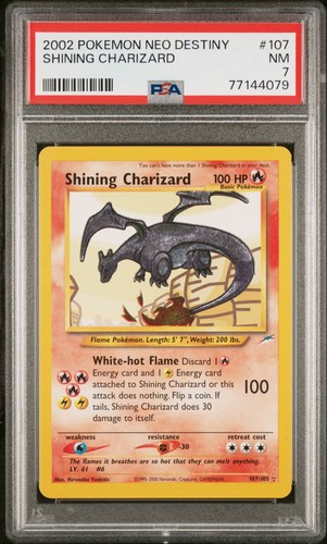 Shining Charizard (Unlimited) graded PSA 7 for sale on eBay