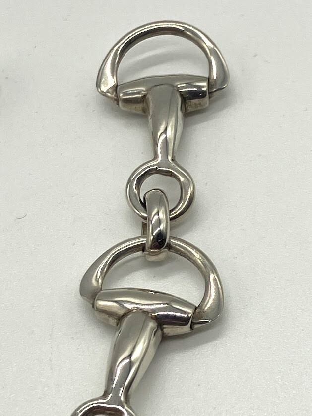 Gucci Vintage SV925 Horsebit Bracelet 0.92oz - Elegant Gucci Vintage SV925 Horsebit Bracelet 0.92oz - Elegant