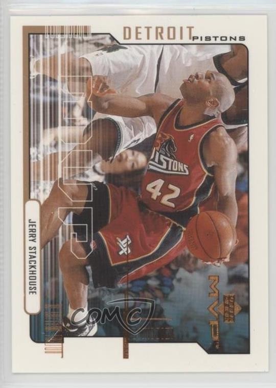 2000-01 Upper Deck MVP Jerry Stackhouse #48 6mo