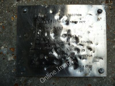 Foto 6x4 Poole: Flotten Ecke - Fleetsbridge Kreuzung Plakette Poole \ c2010