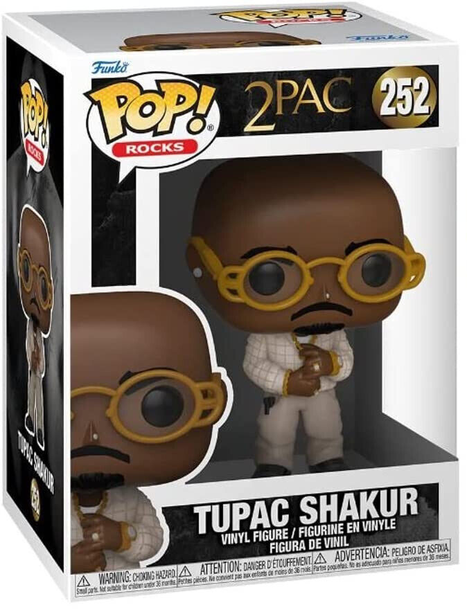 Tupac Shakur 2Pac Loyal To The Game Rap Hip Hop POP! Rocks #252 Figur Funko