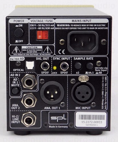SPL Gainstation 1 AD Preamp +Digital Option+ Neuwertig +Bag+ 1.5 Jahre Garantie - Picture 5 of 7