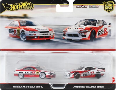 Hot Wheels Premium Nismo HML14 ミニカー New Hot Wheels Premium Nissan 240SX (S14) HKC83 From Japan
