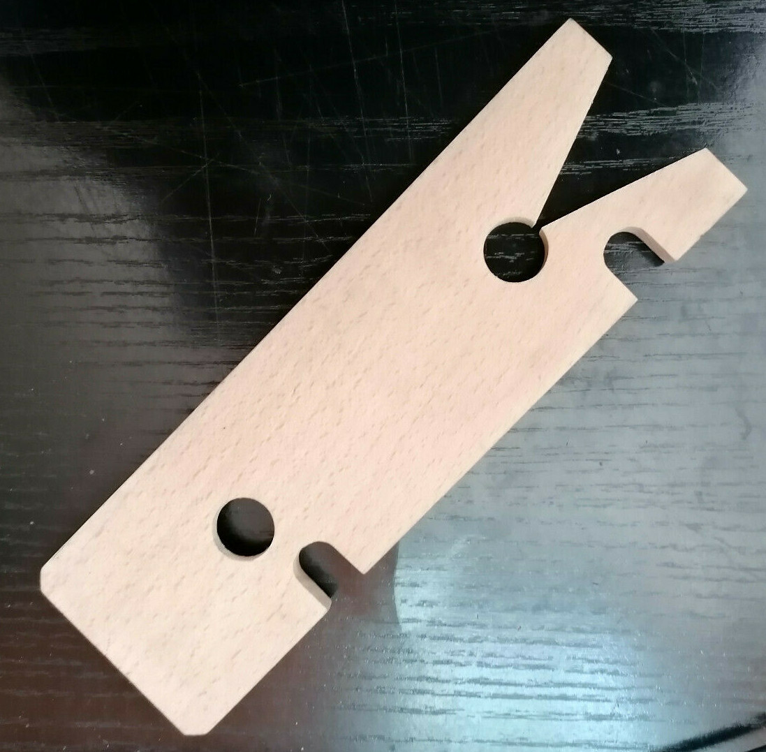 Base Per Traforo In Legno Di Faggio - Sagomata - Made In Germany - Per Lavorazione Legno - Foto 6