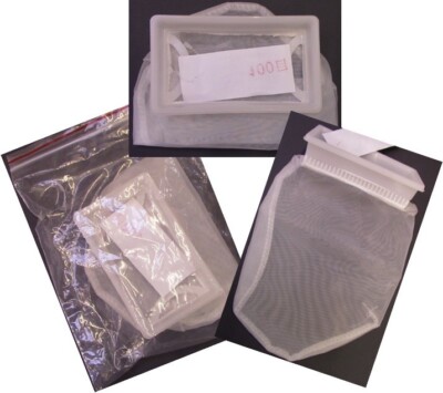 Algae Clean Scrubber Replacement 3X5 Mesh Filter Sock 3PK.