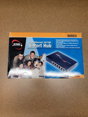 Network Everywhere NH1005-WM Fast Ethernet 5-Port Hub Home & Small Office