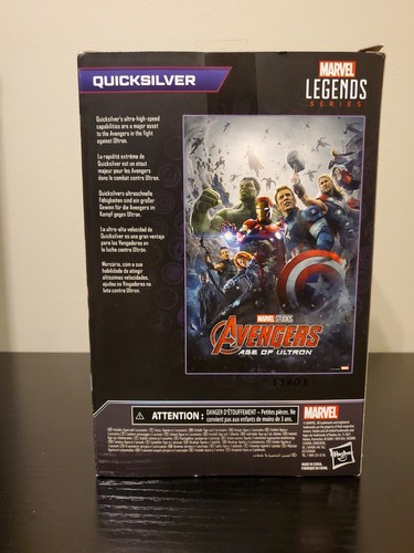 NEW Quicksilver Marvel Legends Series (Avengers Infinity Saga) 6" MCU Figure - Picture 2 of 6