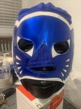 Blue Panther Handmade Prograde Mask Mexican Wrestling Sport Pes w Vinil 