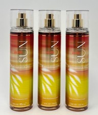 LOT OF 3 BATH BODY WORKS IN THE SUN FINE FRAGRANCE MIST BODY SPRAY 8 OZ NEROLI