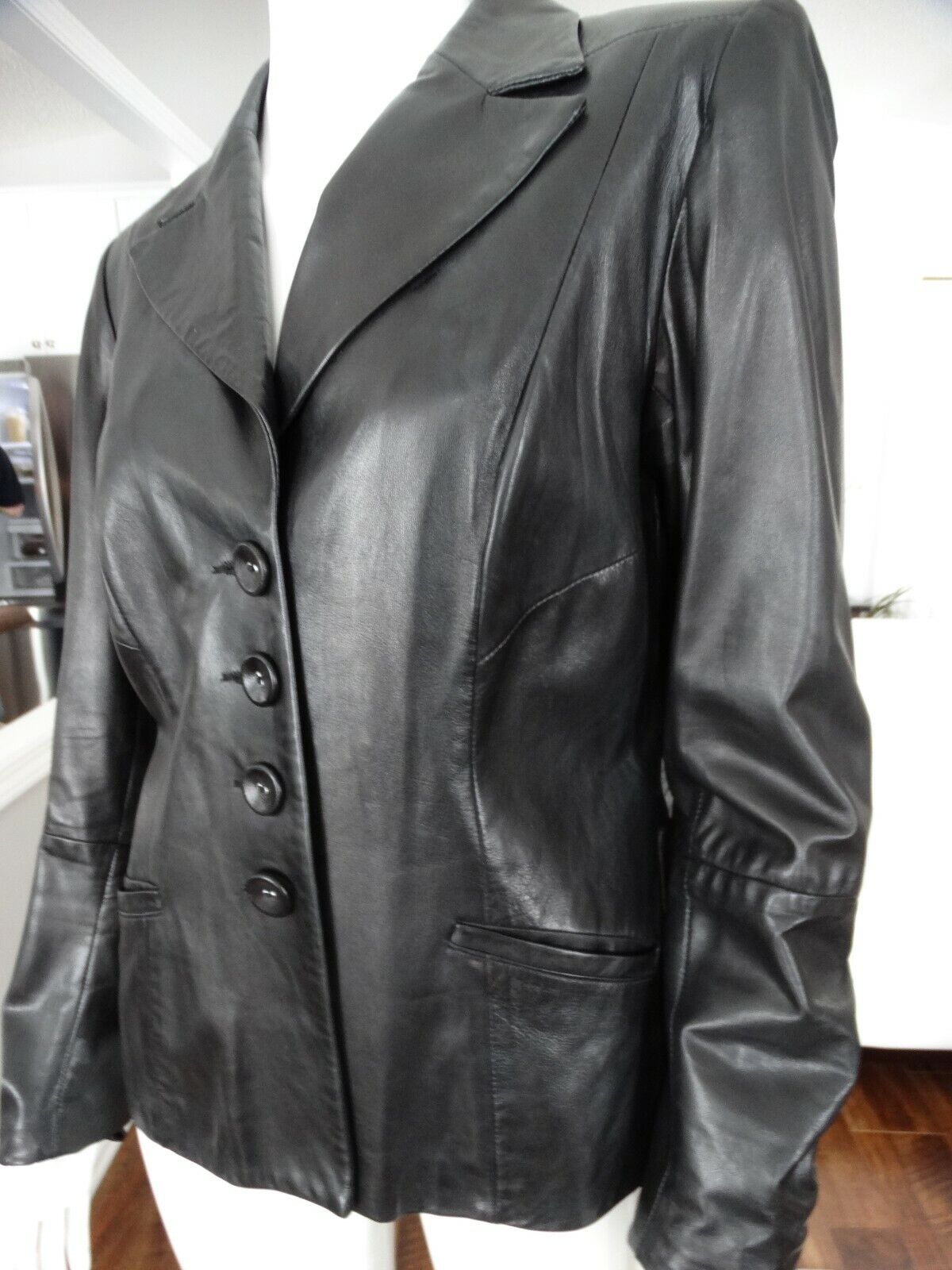 DANIER Italian Leather Jacket Medium - image 3