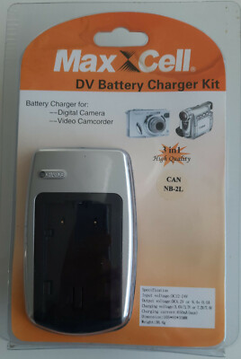 DV Battery Charger Kit CAN NB-2L, Max Cell, NEU