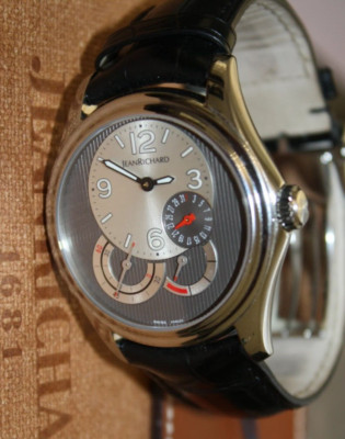 JEANRICHARD Bressel 1665 Alternativ Ref. 64112 Men's Swiss watch rare 