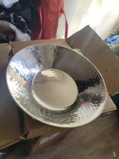 Stainless Steel Hammered Bowl