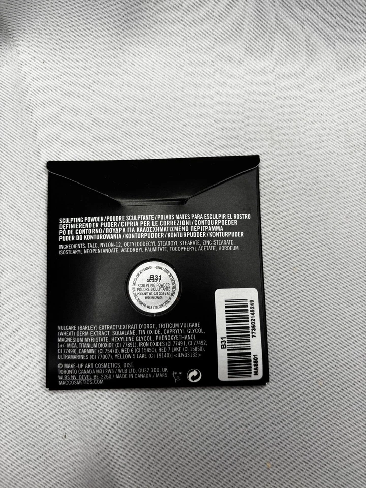 Mac Sculpting Powder (Pro Palette Refill Pan) - Sculpt - NIB - Image 2 of 2