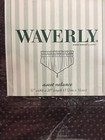 1- Waverly Prussian Dot Ascot Valance in Choco Espresso  52" W x 20" L"   NIP