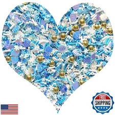 EHOPE Fake Sprinkles Fake Christmas Sprinkles Fake Candy Sprinkles Clay Sprin