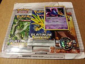 Pokemon Platinum Arceus Mysterious Treasures 3 Pack Blister - Sealed | eBay