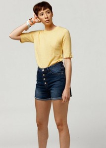 pantaloncini corti di jeans