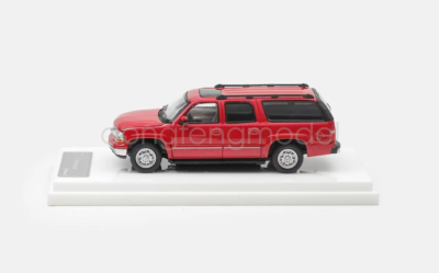 MK 1:64 2003 Red Suburban Full Size SUV Sports Model Diecast Metal