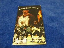 Saginaw Lumber Kings 1997/98 UHL Minor Hockey Pocket Schedule - Shooters