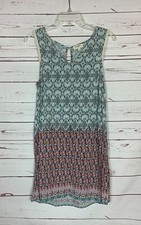 Umgee USA Boutique Women's S Small Boho Sleeveless Cute Summer Tunic Dress