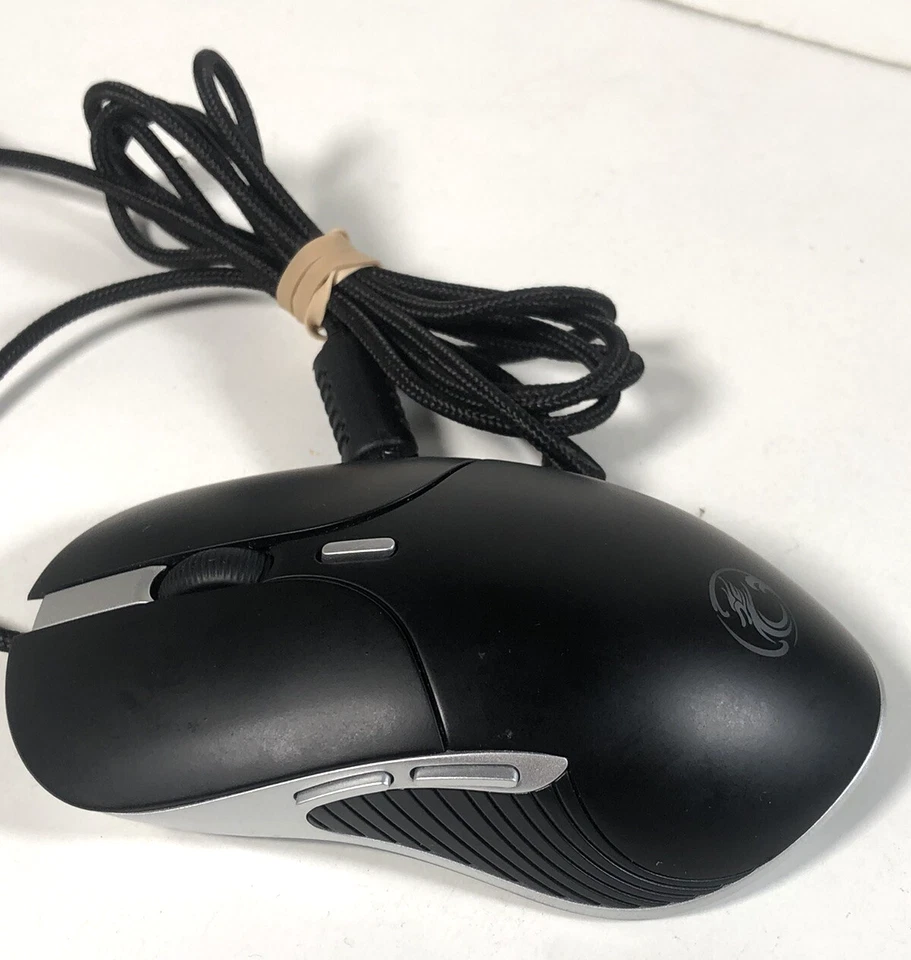 iMICE X6 Wired Gaming Mouse USB Optical 6 Button RGB Light Up Black/Silver - Image 3 of 4