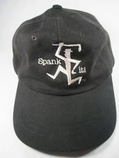 Spank It! Addictwear Golf Black Adjustable Baseball Cap Hat Great Condition