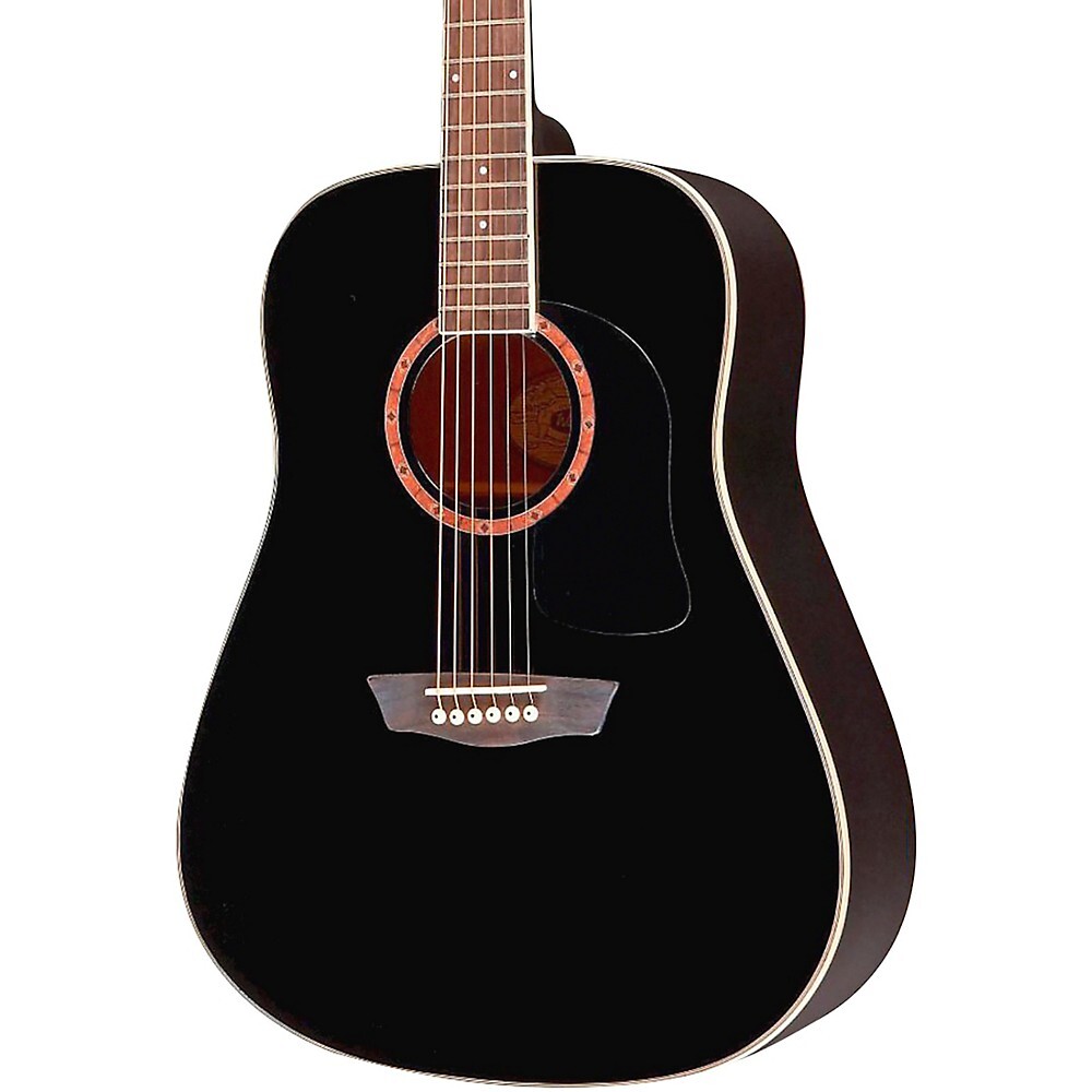 Гитара акустическая Washburn WD100DL Dreadnought Mahogany Black 31190₽
