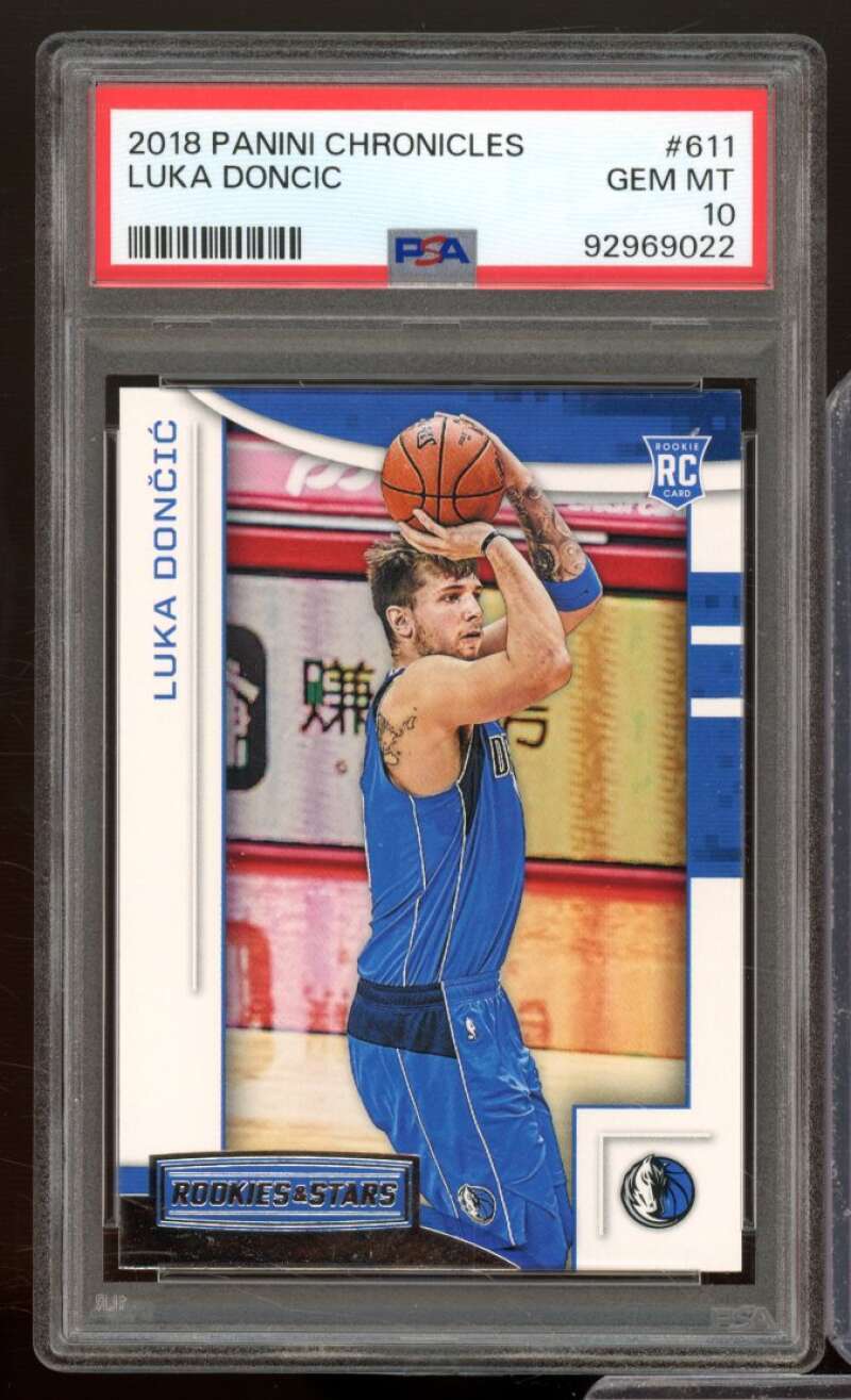 Luka Doncic Rookie Card 2018-19 Panini Chronicles #611 PSA 10