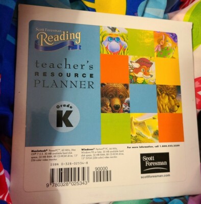 Scott Foresman Reading: Teacher's Resource Planner Grade K PC MAC CD lesson tool