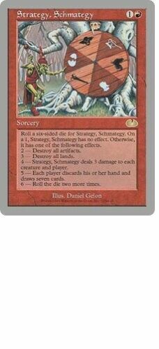 MTG UNGLUED STRATEGY SCHMATEGY MINT MAGIC THE GATHERING RARE RED SORCERY CARD - Picture 5 of 6