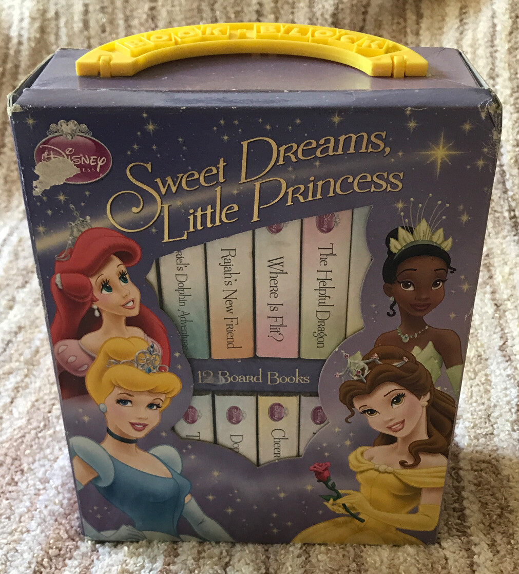 Disney Sweet Dreams Little Princess 12 Mini Board Book Collection