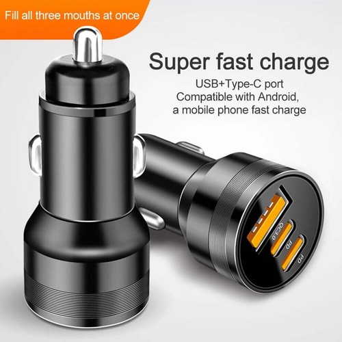 38W 60W 78W 126W 160W Fast Car Charger 2 PD USB Type-C Cigarette Lighter Adapter - Picture 53 of 110