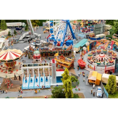Faller H0 140460 - Kirmes-Set Jahrmarktvergnügen  Bausatz Messepreis Neuware