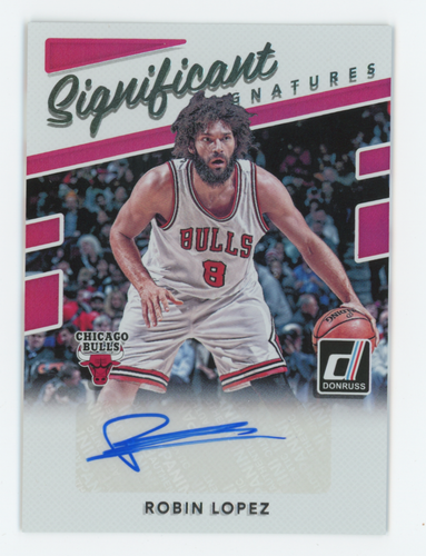2017-18 PANINI DONRUSS SIGNIFIKANTE SIGNATUREN ROBIN LOPES AUTOGRAMM BULLEN AUTO