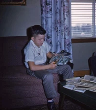 Vintage Stereo Realist Photo 3D Slide BAGATELLE Game Boy